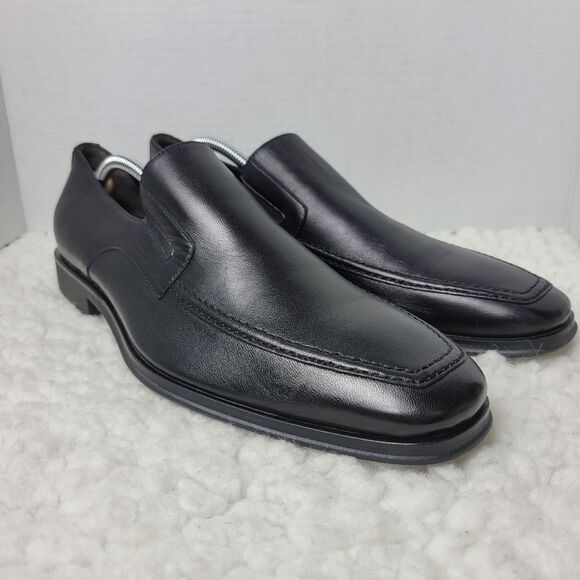 Bruno Magli Dress Shoes Mens Size 11.5 Raging Brown Leather Slip On Loafer main image 4